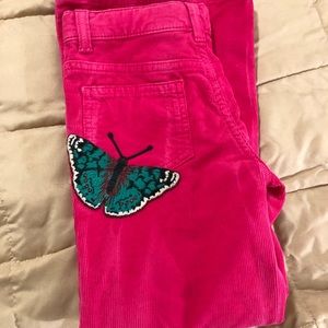 Authentic Girls Gucci butterfly cords. Size 6